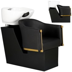 Spălătorie de păr frizerie barbărie la salonul de coafură și bărbierit bol mobil ceramic armătură ba