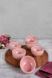 Set boluri pentru sos, Keramika, 275KRM1133, Ceramica, Roz