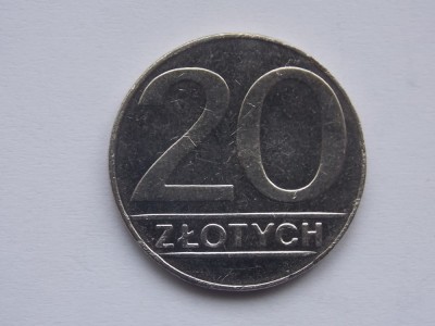 20 ZLOTY 1990 POLONIA foto