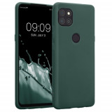 Husa kwmobile pentru Motorola One 5G Ace, Silicon, Verde, 54619.171