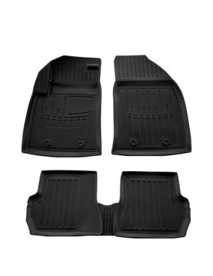 Set covorase auto din cauciuc tip tavita pentru Ford Fiesta (2002-2008) foto