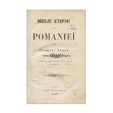 Gheorghe Asachi, Nuvele Istorice Rom&acirc;nia, 1867, Iasi, Institutul Albinei Romane, Portret Autor, Legatura Piele, Bibliofilie