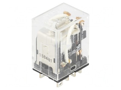 Releu Electromagnetic DPDT 12VAC 10A foto