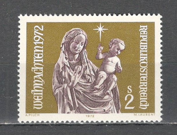 Austria.1972 Nasterea Domnului-Sculptura in lemn MA.745