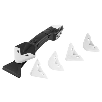 Kit spaclu pentru silicon 3 in 1 cu 5 varfuri NEO Tools foto