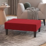 Cumpara ieftin Taburet, roșu vin, 78x56x32 cm, catifea
