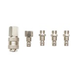 Set 5 cuple rapide 1/4 pentru furtun aer comprimat si scule pneumatice
