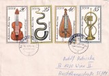 FILATELIE TEMATICA - PLIC GERMANIA DDR TEMATICA INSTRUMENTE MUZICALE