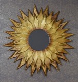 Oglinda soare aurie FRF114