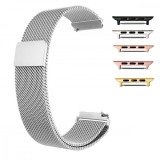 Curea tip Milanese Loop, compatibila Apple Watch 9|8|7|6|5|4|3|2|1 Series, 41mm|40mm|38mm, Silver