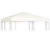 Acoperis de pavilion, 310 g/m&sup2;, alb crem, 3 x 3 m GartenMobel Dekor, vidaXL