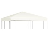 VidaXL Acoperiș de pavilion, 310 g/m&sup2;, alb crem, 3 x 3 m