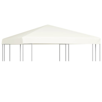 Acoperis de pavilion, 310 g/m&amp;sup2;, alb crem, 3 x 3 m GartenMobel Dekor foto