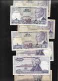 Bancnota Turcia 1000 Lire 1970, Stare F-VF, Pret pe Bucata