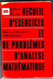Recueil d&#039;exercices et de problemes d&#039;analyse mathematique, Demidovitch