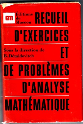 Recueil d&amp;#039;exercices et de problemes d&amp;#039;analyse mathematique, Demidovitch foto