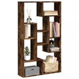 VidaXL Bibliotecă, stejar fumuriu, 72x20x120 cm, lemn prelucrat 858160