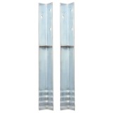 Gossi ancore de sol in forma de l, 2 buc, otel galvanizat, 5x5x50 cm