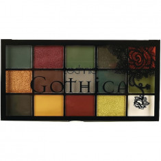 Paleta Profesionala de Farduri Technic 15 Pressed Pigment Palette GOTHICA 15 Culori 30 g foto