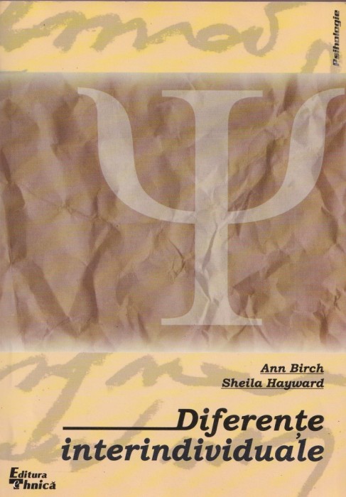 Diferente interindividuale - Ann Birch