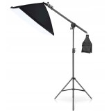 Cumpara ieftin Softbox cu macara ajustabila, trepied reglabil 200 cm, fara bec