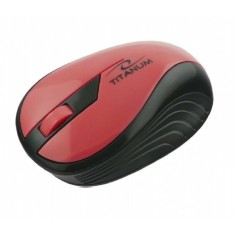 Mouse optic wireless Esperanza Rainbow TM114R 3 butoane 2.4GHz Usb 1000dpi Negru/Rosu