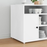 vidaXL Roată 12 pcs Alb 42 x 11,5 x 29 mm Fier 864759