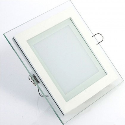 Panou LED Ultra Slim 18W lumina alb rece patrat 20cm