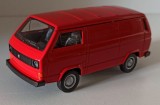 Macheta Volkswagen T3 Van rosu - Welly 1/36 VW, 1:32