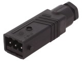 Conector dreptunghiular ST, mufă tată, 3 pini, IP54, HIRSCHMANN