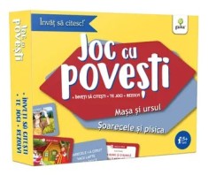 Joc cu povesti. Masa si ursul. Soarecele si pisica. Invat sa citesc!/***