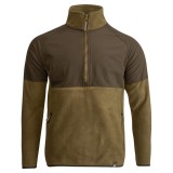 Bluză Fleece Jack Pyke Bleasdale cu Semi-Fermoar &ndash; Muștar &Icirc;nchis