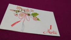 CARTE POSTALA FELICITARE 1 MARTIE CIRCULATA