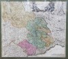Harta Antica Sabaudiae, Pedemontium &amp; Montisferrati - Johann Baptist Homann, Gravura Colorata Manual, 49.7x56.2cm