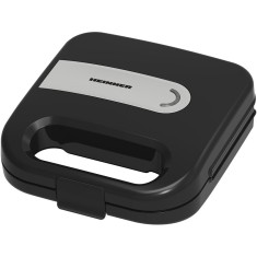 Sandwich maker Heinner SM-K750FSBK, 750W, placi antiadezive fixe tip sandwich, negru