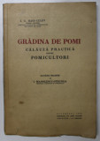 GRADINA DE POMI, CALAUZA PRACTICA PENTRU POMICULTORI de I. G. HAGI-CULEV , 1935