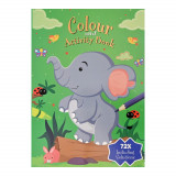 Cumpara ieftin Carte de colorat cu activitati - animale salbatice