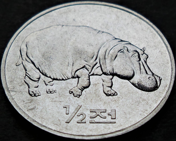Moneda FAO 1/2 CHON - COREEA de NORD, anul 2002 * cod 4273 - UNC DIN FASIC!