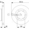 Disc frana MERCEDES SPRINTER 4,6-t platou / sasiu (906) (2006 - 2016) BOSCH 0 986 479 296