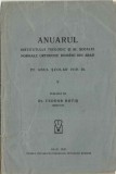 C9710N Anuarul Institutului teologic și al Școalei normale ortodoxe rom&acirc;ne din Arad pe anul școlar 1919-20 publicat de Teodor Botiș, 1920, Arad