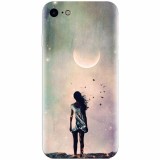 Husa silicon pentru Apple Iphone 6 Plus, Alone Woman Cgi Hd K