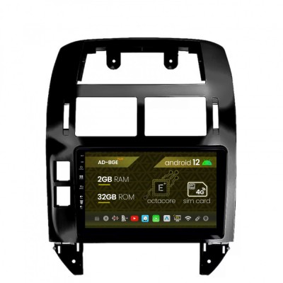 Navigatie Volkswagen Polo (2004-2011), Android 12, E-Octacore 2GB RAM + 32GB ROM, 9 Inch - AD-BGE9002+AD-BGRKIT033OLD foto