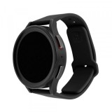 Curea Fixed Silicone Sporty pentru Samsung Galaxy Watch / Huawei Watch Series, 20mm, Neagra