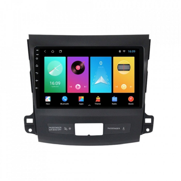 Navigatie dedicata cu Android Peugeot 4007 2007 - 2013, 1GB RAM, Radio GPS Dual