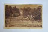 Baile Govora vedere din parc cu Hotelul Palace 1945