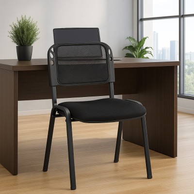 Scaun vizitator HRC 600, mesh, conferinta, cadru metalic, 110 kg foto