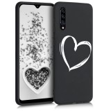 Husa pentru Samsung Galaxy A30s, Silicon, Negru, 50198.04, Carcasa, Kwmobile