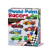 Joc modeleaza si picteaza masini de curse, Mould &amp;#038; Paint Racers, 4M