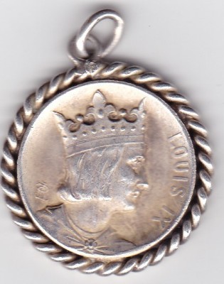 Medalion Franta Louis IX foto