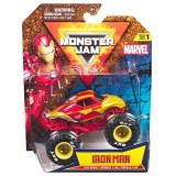 Masinuta Monster Jam 1:64 Marvel Single - Iron Man